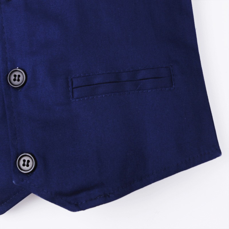 Gentleman Boys Set Jacket Shirt Pants 3 Pieces Suits Fashion Bright Collar Tie Long Sleeve Hot Autumn Clothes K1
