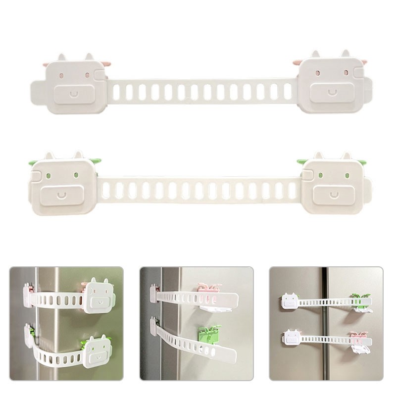 Child Safety Lock Adjustable Buckle Baby Finger Suitable For Refrigerator Multifunction Wardrobe Drawer Locks Child Protection