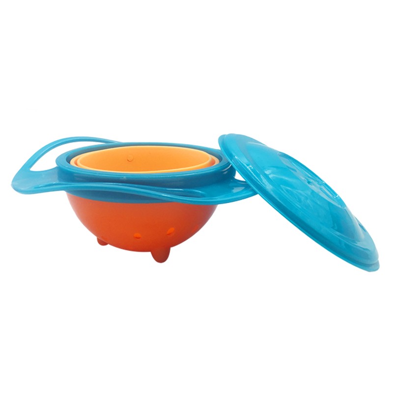 Baby Universal Rotation Training Bowl Practical Design Kids Rotating Scale 360 ​​Degree Spill Proof Feeding Bowls