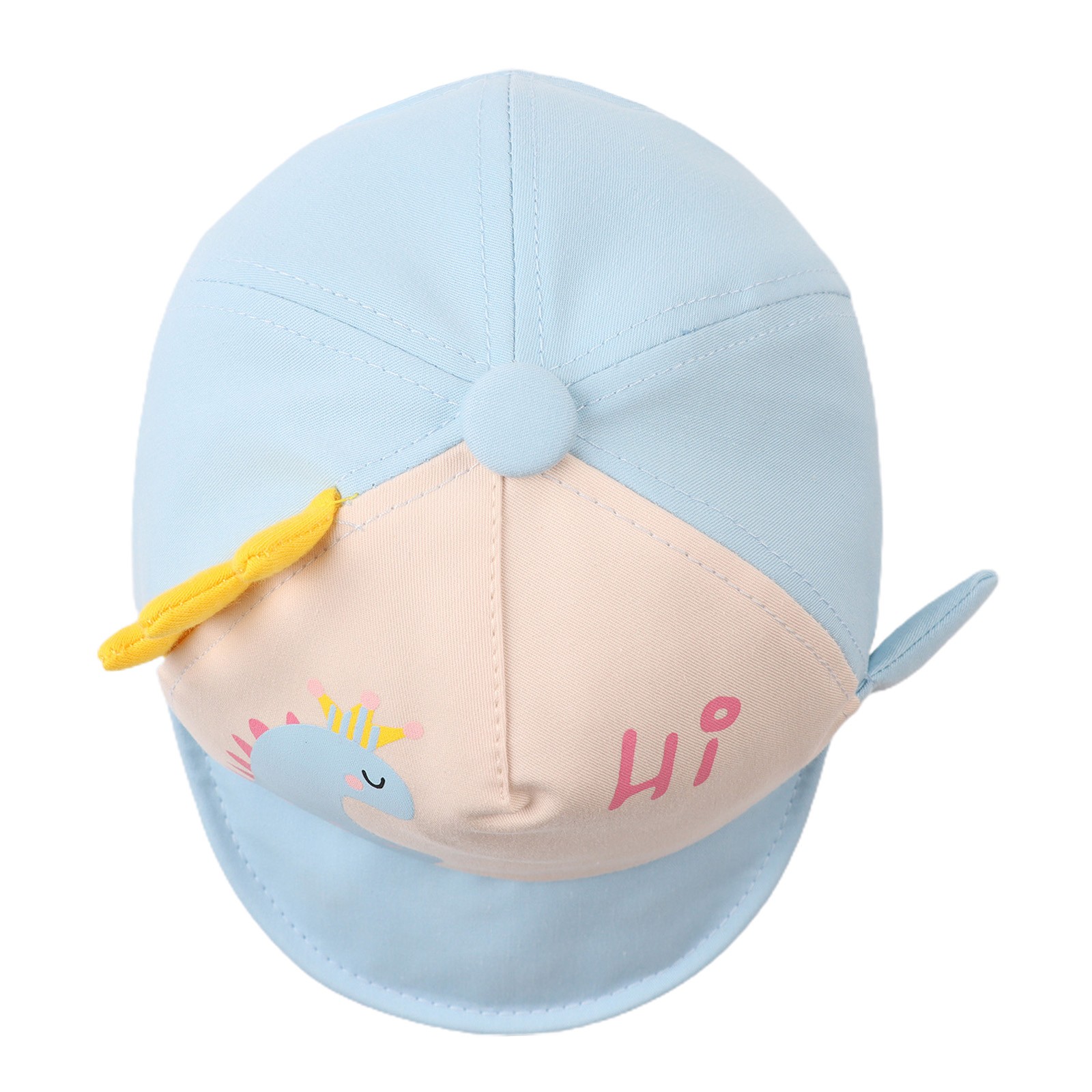 Spring summer new cute infant baseball cap dinosaur crown sun hat boys girls cotton hat