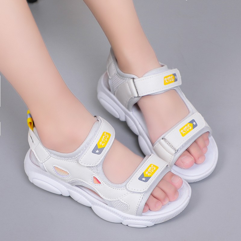 Princess girls sandals baby new pink sports sandals 2022 children summer fashion shoes students anti-slip peep toe beach shoes