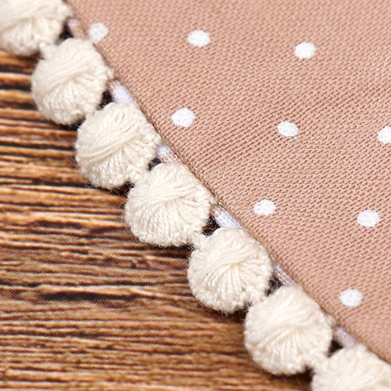 New Infant Baby Girl Boy Bib Baby Boy Dinner Feeding Tassel Double Deck Cotton Linen Burp Cloths Saliva Towel