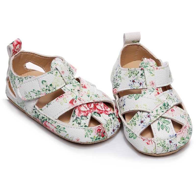 Summer Infant Sandals Children Kids Baby Girls Boys Hollow Out Cross Strap Leather Beach Roman Sneaker