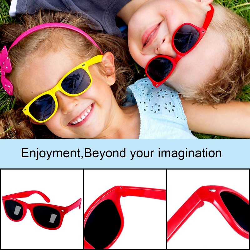 Vintage Round Polarized Kids Sunglasses Silicone Flexible Safety Children Sunglasses Fashion Boys Girls Shades Eyewear UV400