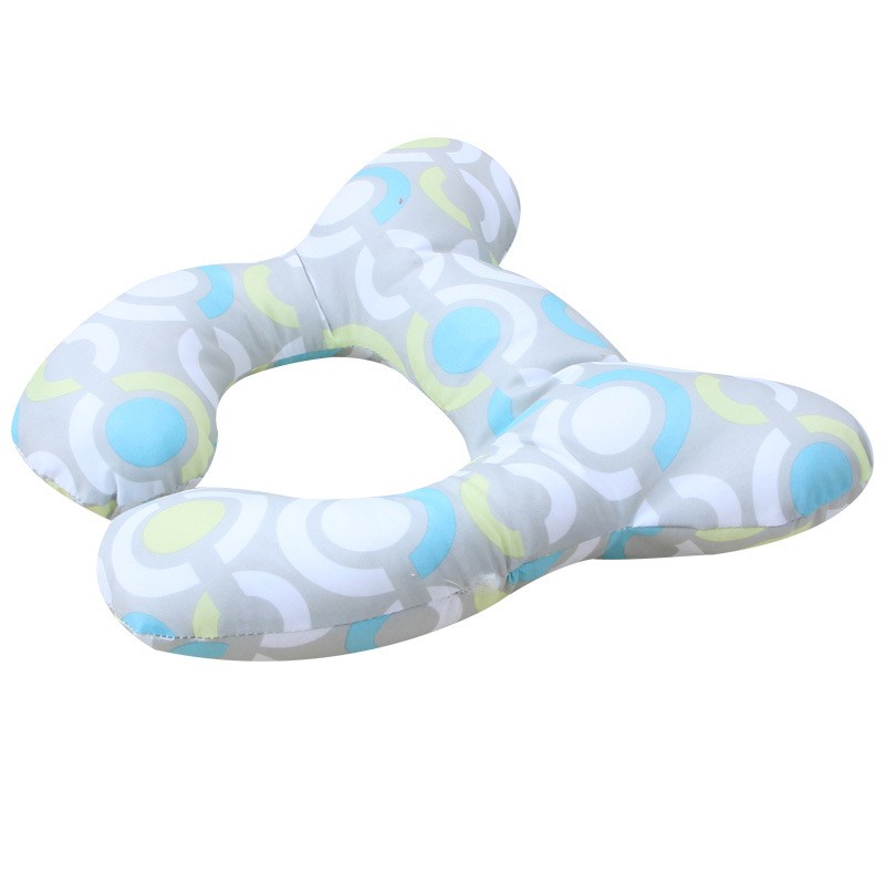 Baby U-shaped Pillow Stroller Accessories Head Shaping Pillow Newborn Baby Printed Cotton Body Support Sleep Locator Pillow