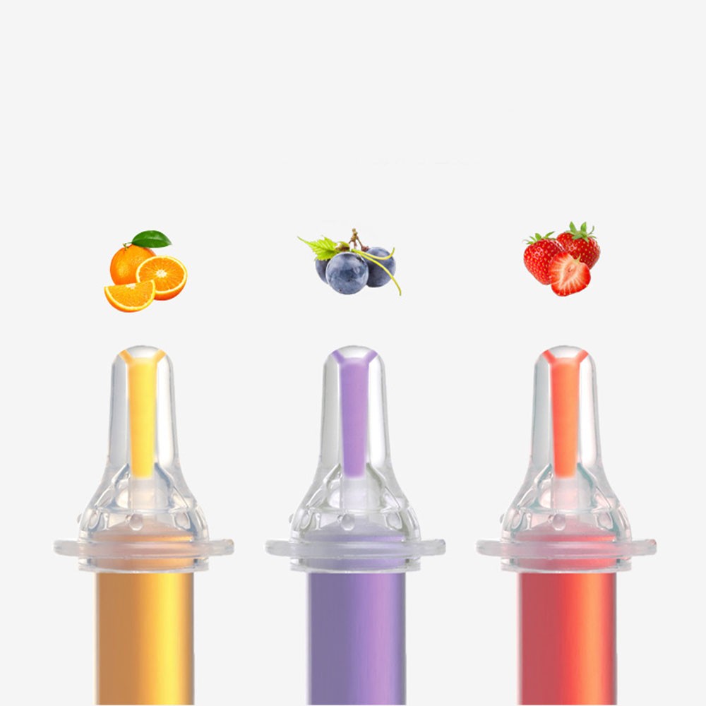 Baby Bottle Spoon Smart Syringe Feeder Squeeze Dropper Needle Tableware Pacifier Baby Feeding Medicine Dispenser