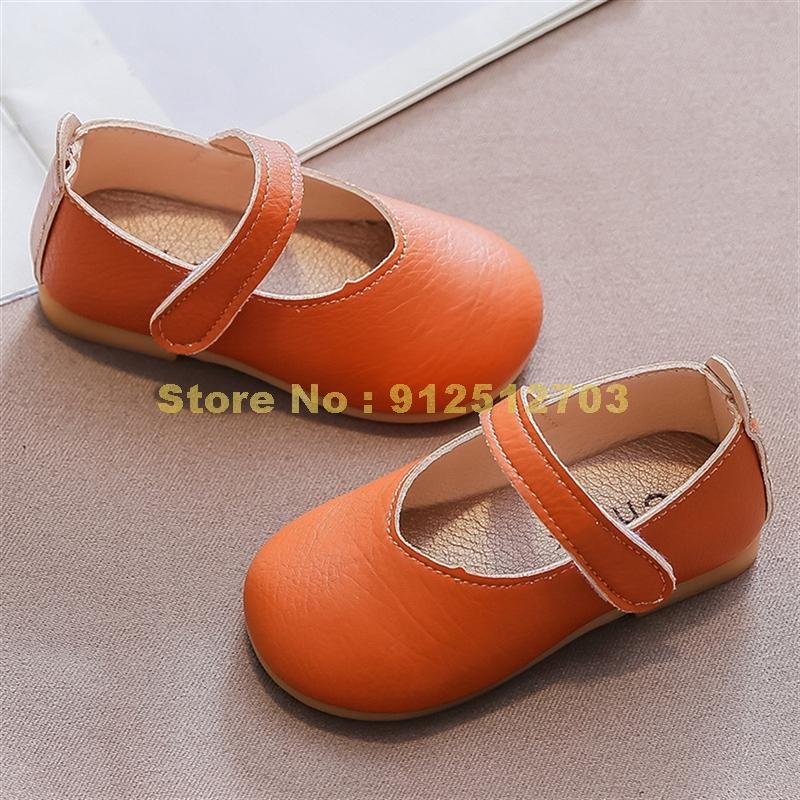 Girls candy color baby girl basic kids flats autumn new fashion anti-slip toddler baby shoes