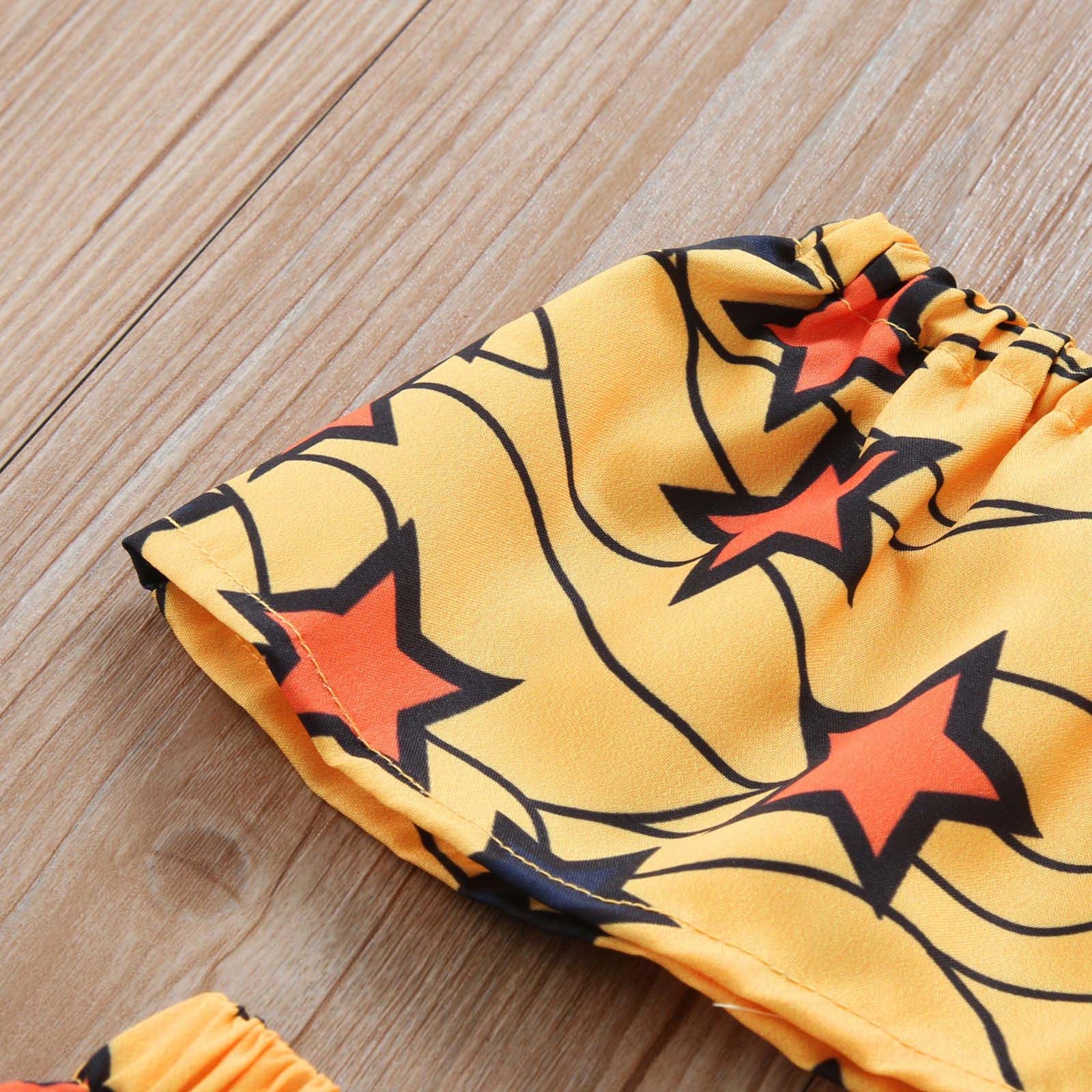 Fashion Baby Girls Clothing Set Summer Baby Kids African Boho Style Printed Jacket Tops Skirts Outfits Suits Children Clothes