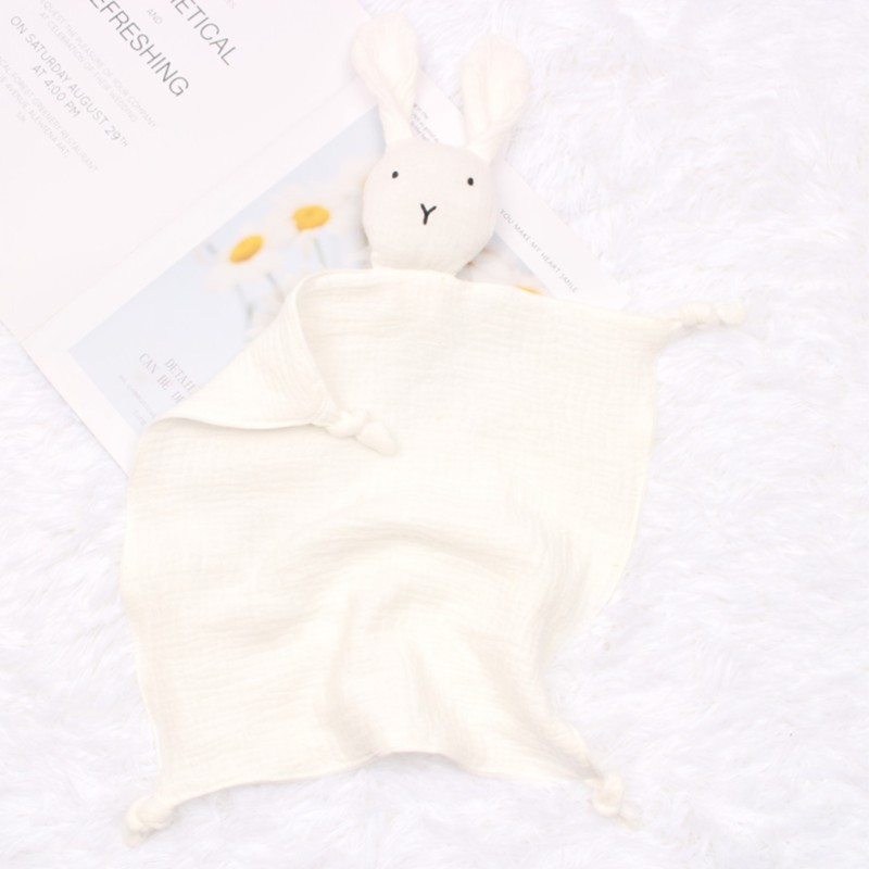 Soft Baby Saliva Towel Newborn Baby Sleeping Dolls Kids Sleeping Toy Soothe Appease Towel Bib Plush Comfort Toy Baby Towel