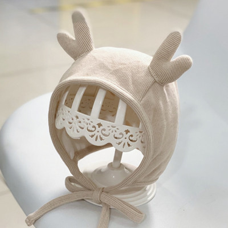 Cute Autumn Winter Baby Hat Cartoon Newborn Baby Girl Boy Bonnet Warm Hat Ear Protection Christmas Infant Baby Beanie Hat