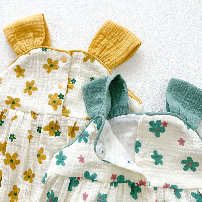 MILANCEL Children's Clothing Summer 2022 Fashion Baby Girls Floral Print One Piece Underwear Baby Girls Underwear