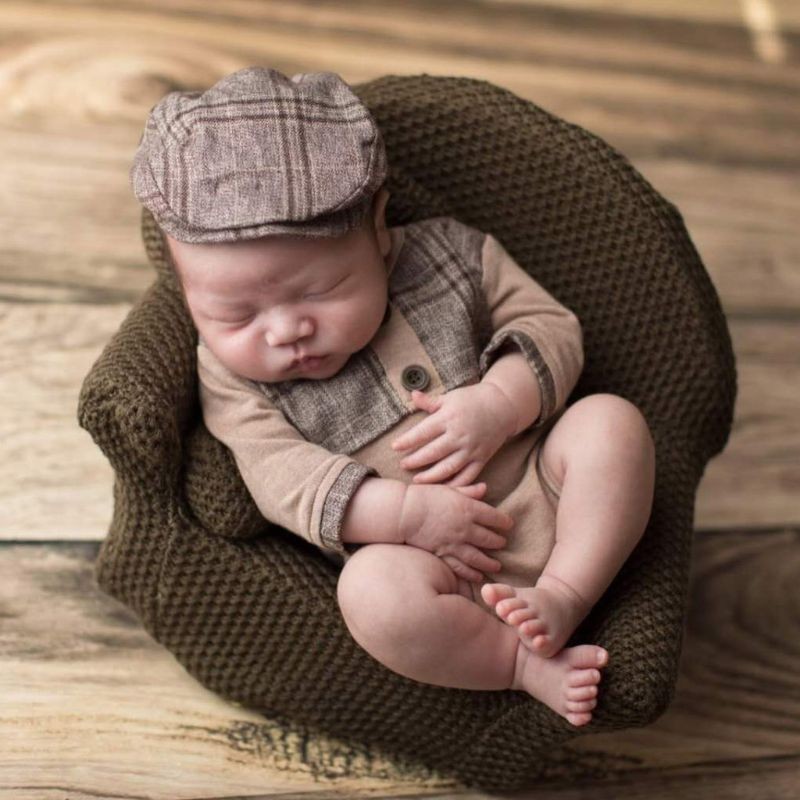 3pcs/set Newborn Baby Posing Mini Sofa Arm Chair Pillows Infant Photography Props Photo Accessories