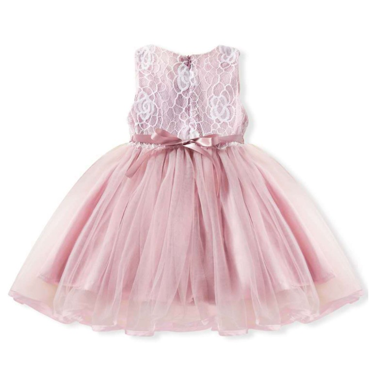 1-5Y Summer Girls Dress 2022 New Sleeveless Princess Dress Korean Style Stitching Lace Children Dress Vestidos G0025