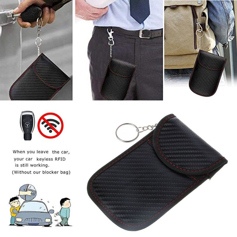 فاراداي حقيبة ضد السرقة RFID, صندوق أمان مع إشارة حجب الحقيبة للسيارة