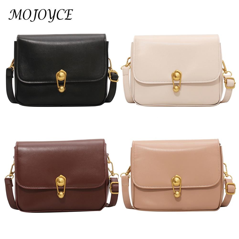 Women Shoulder Bag PU Leather Solid Color Casual Bags Fashion Ladies Small Wallet Mobile Phone Bag Flap Messenger Bag