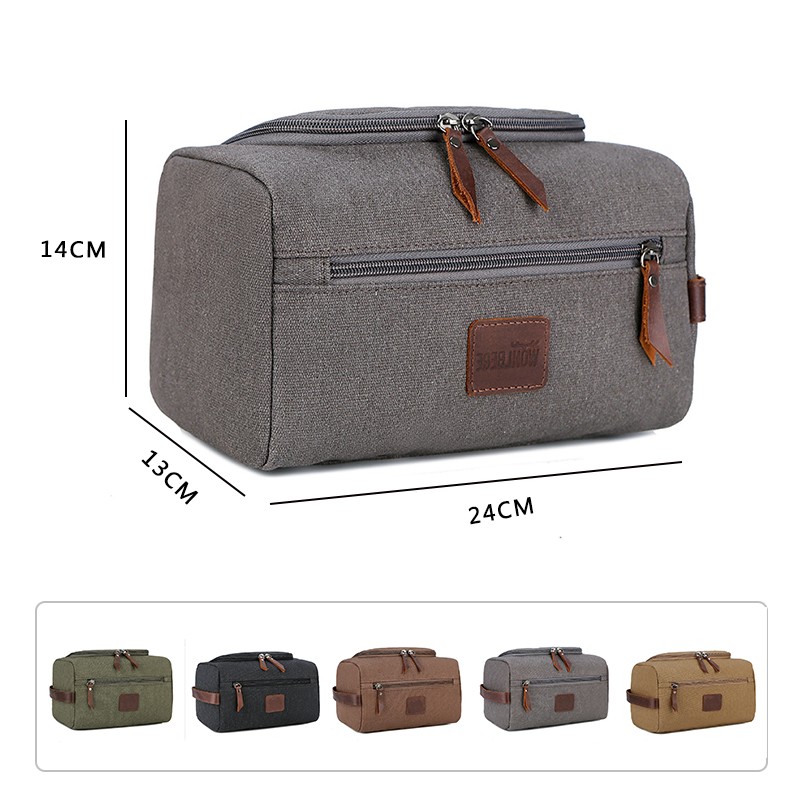 Men Pencil Bag Unisex Portable Travel Cosmetic Bag Casual Zipper Make Up Makeup Bag Organizer Storage Pouch Toiletry Bags