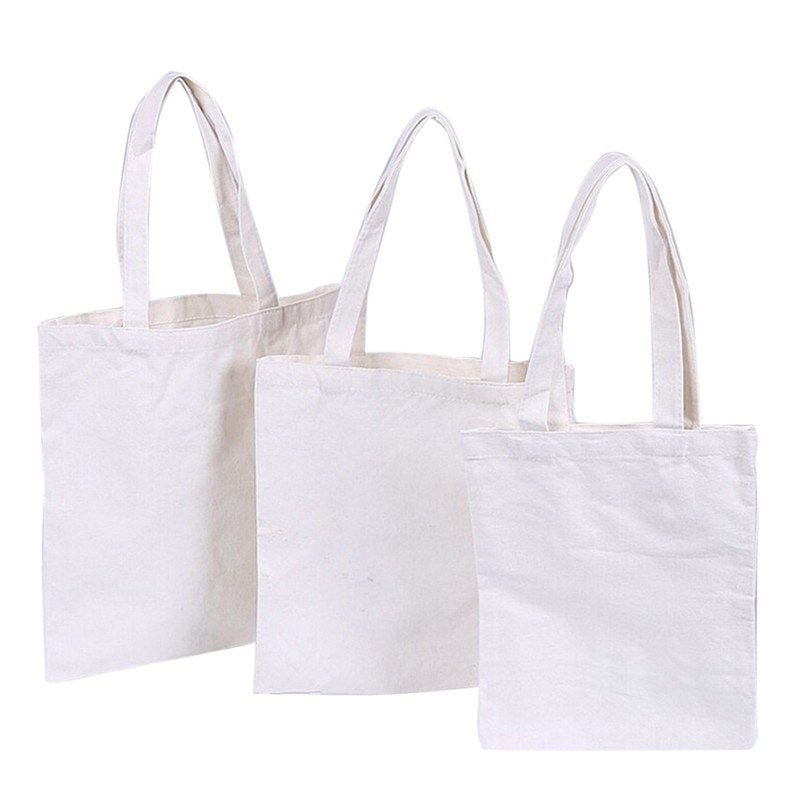 Canvas tote bag casual beach handbag eco-friendly shopping bag daily use foldable canvas shoulder bag canvas tote for women female