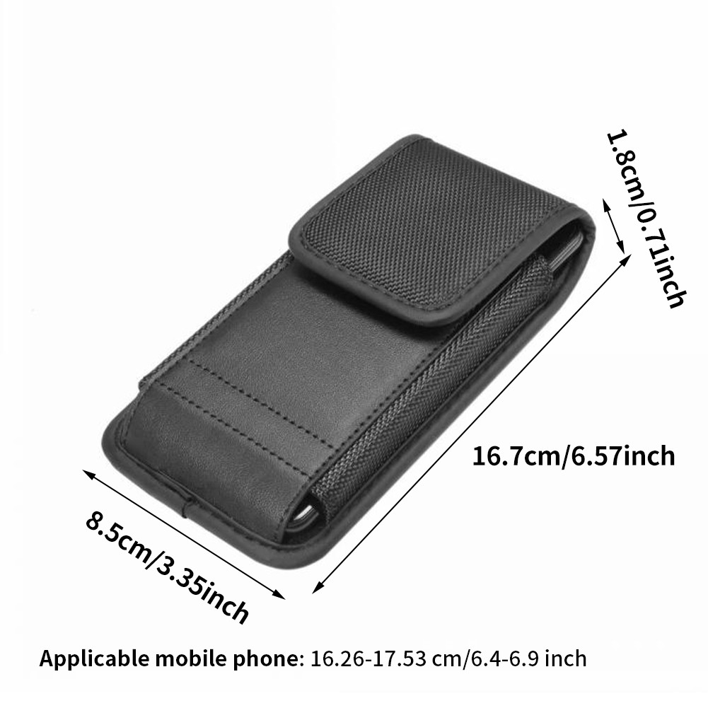 Hiking Waist Phone Bag Pouch Multifunctional Outdoor Protective Card Slot Anti-scratch Carry PU With Belt Buckle Camping