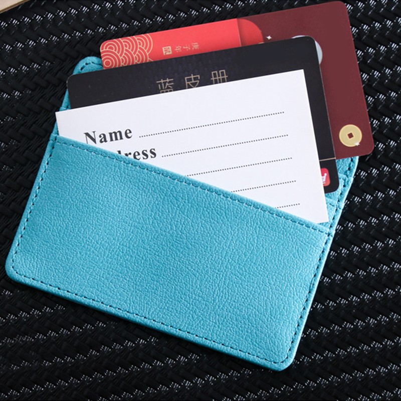 3 Card Slots Card Holder Ultra Thin Slim Bank Credit Card Pouch Coin Purse Organizer Women Men Thin Business Card Wallet