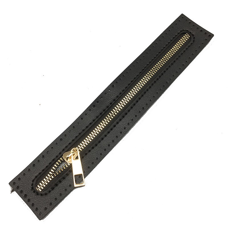 Useful Customized DIY Zipper for Woven Bag Hardware PU Leather Zipper Garment Accessories Woven Bag Sewing Accessories High Quality