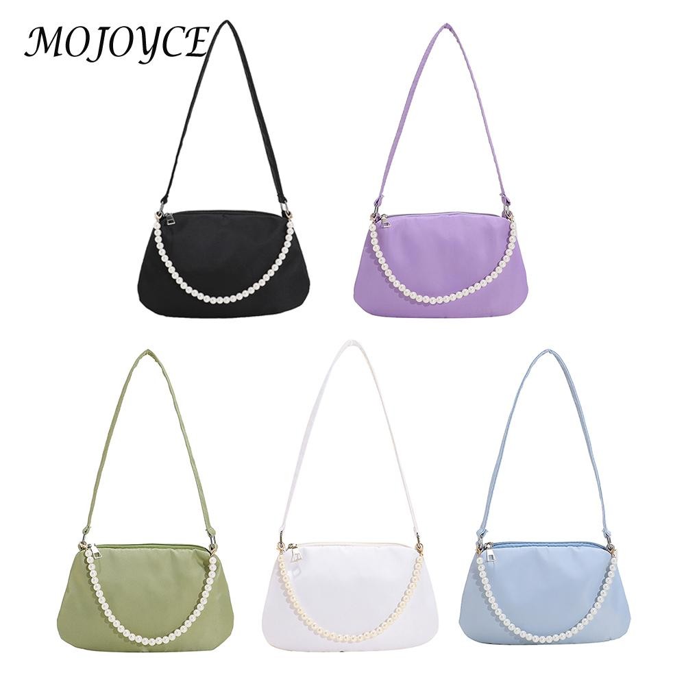 Solid color crescent shape shoulder bag casual lady small messenger bags for women outdoor travel business