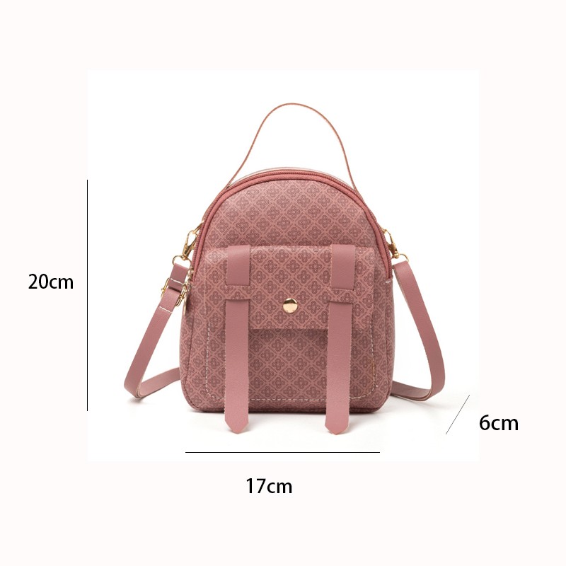 Women's backpack shoulder bag female multi-purpose casual fashion ladies small travel bag for girls backpack