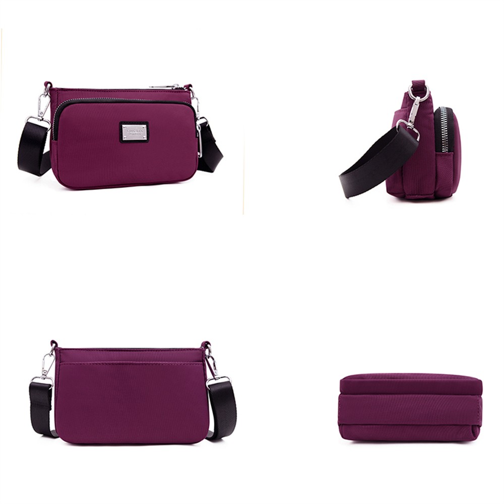 New Fashion Ladies Small Shoulder Bag Mobile Phone Bags 2022 High Quality Nylon Solid Color Women Messenger Bags Wallets Bolsos