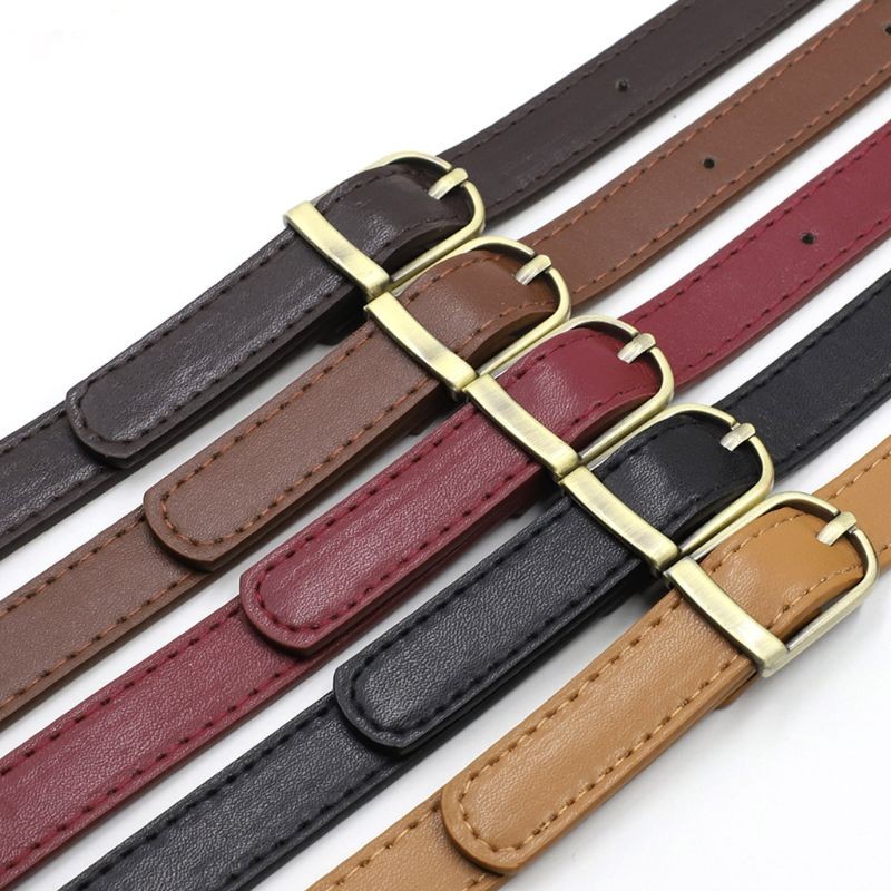 1PC DIY PU Leather Adjustable Shoulder Strap Crossbody Purse Replacement Detachable Straps With Metal Buckles Bag Accessories