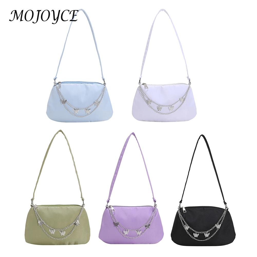 Solid color crescent shape shoulder bag casual lady small messenger bags for women outdoor travel business