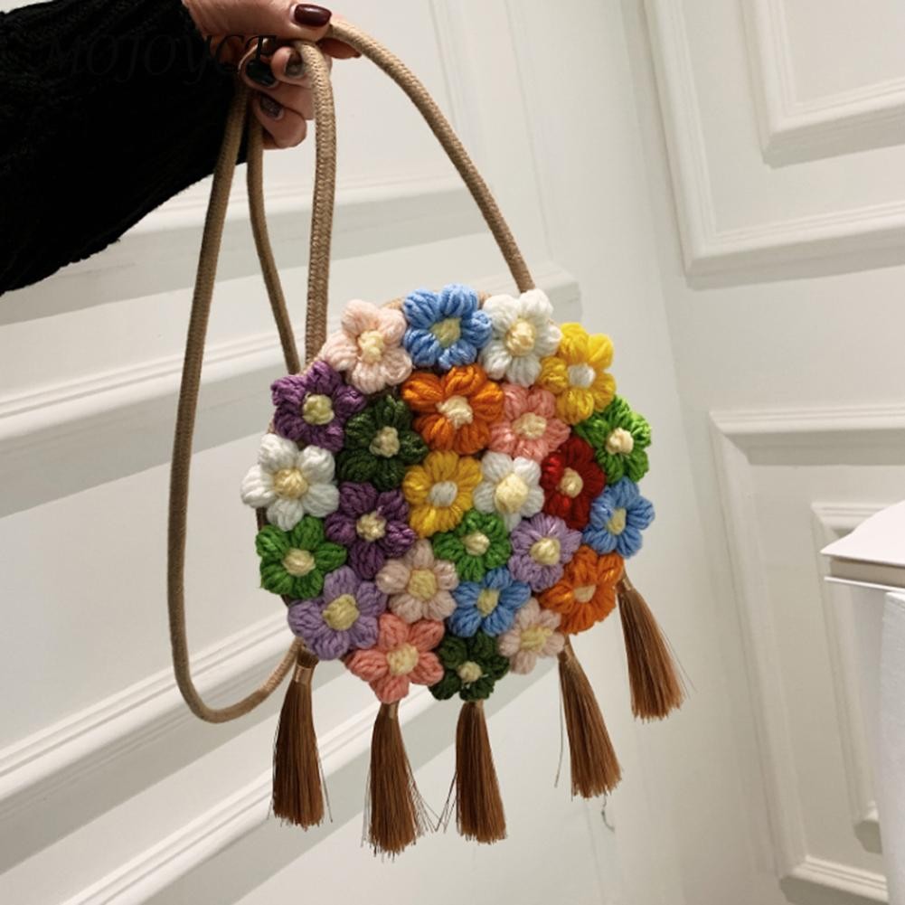 Fashion Handwoven Women Bag 2022 New Multi-use Minority Embroidery Crossbody Bag Vintage Fashion Female Handbags For Women