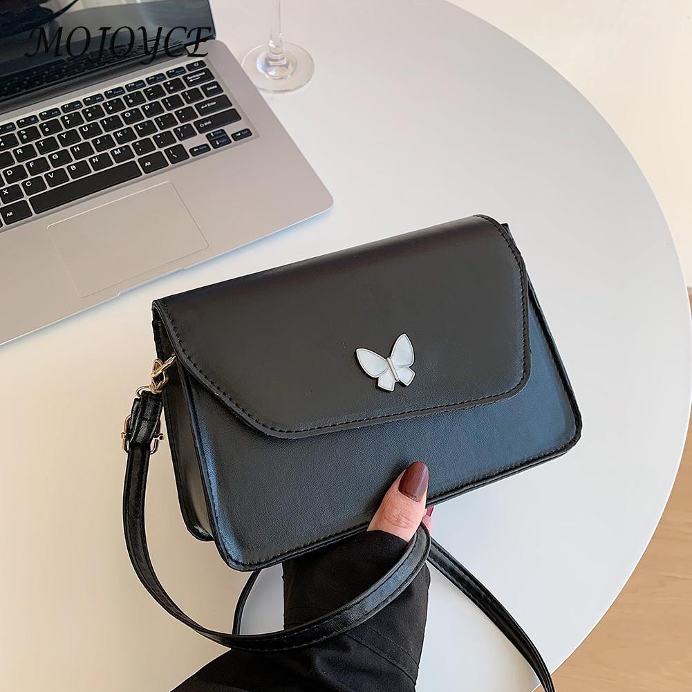 Women PU Leather Butterfly Messenger Bag Casual Lady Flap Crossbody Bags Vintage Ladies High Quality Shopping Bags For Girls Handbags