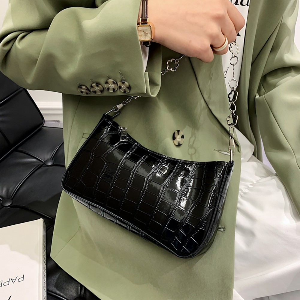 Women Leather Zipper Bag Small Lady Casual Messenger Bag for Shopping Travel Women 2022 Luxury Brand Designer Flower Chain Bags