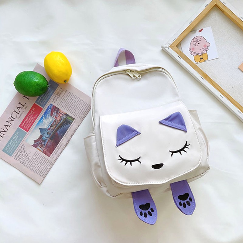 New Children's Backpack Cute Cartoon Cat Girl Backpack Pupil Kindergarten Kids Girls Boy Backpack Unisex Kid Game Bag Travel Bag