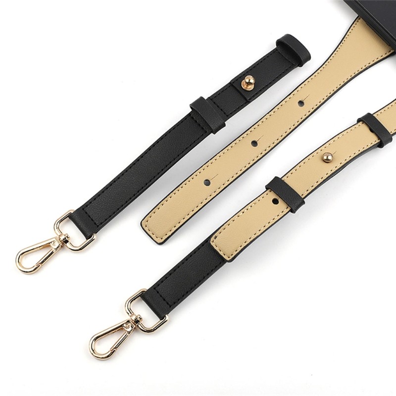 Adjustable PU Leather Handbag Shoulder Strap Shoulder Strap DIY Alternative Metal Swivel Hooks Bag Accessories