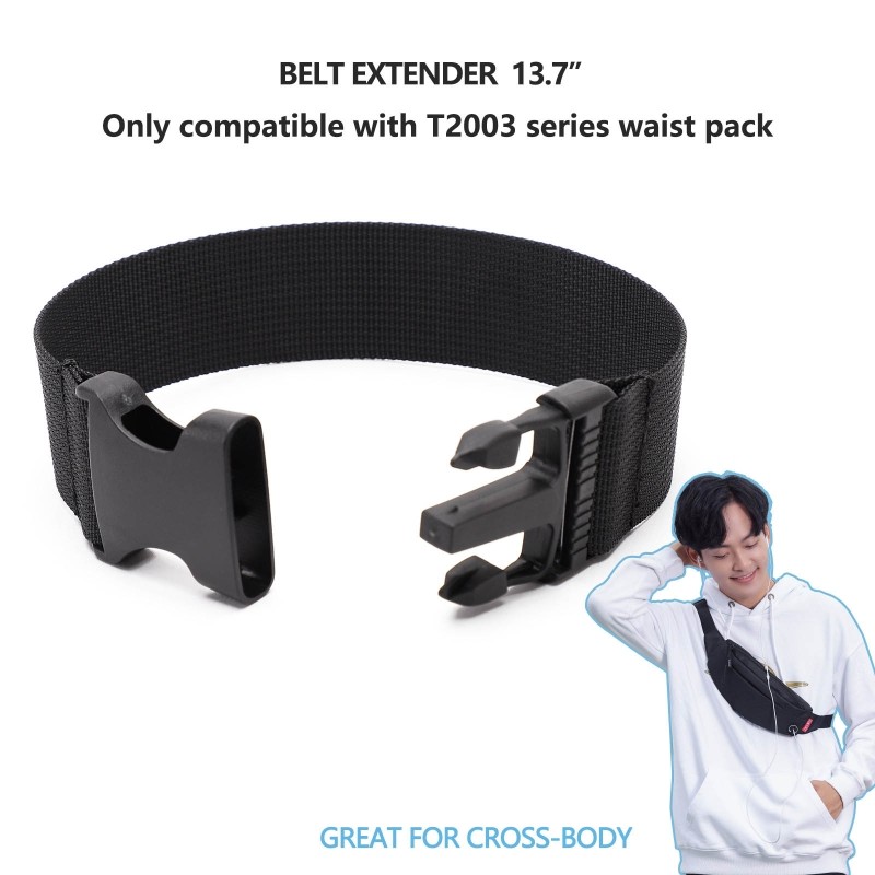 X7YA Belt Extender For Fanny Pack Belts Waist Extension Belt Bag