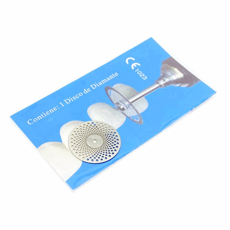 5pcs Dental Diamond Disc Double Sided Discs Grit Cutting Disc Tool Thickness 0.25mm Dental Lab C19/220