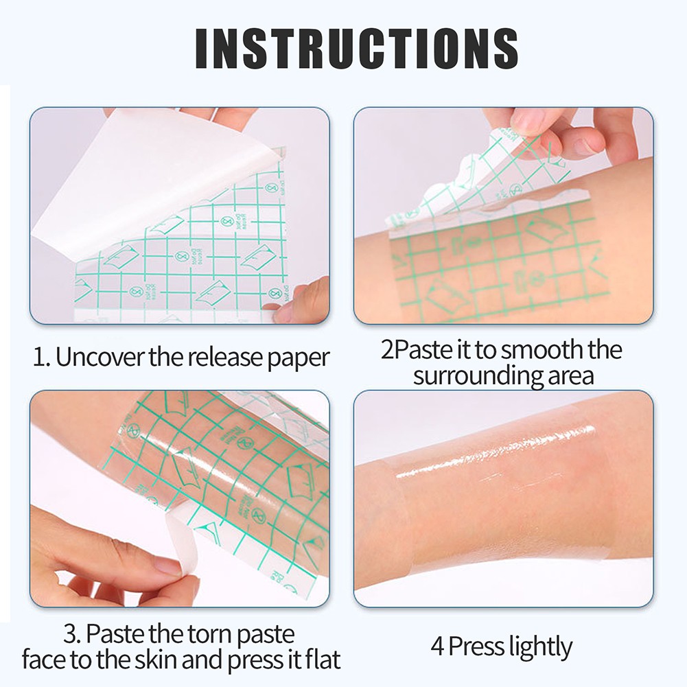 Hydrogel Bandage Band Aid Wound Healing Protection Beauty Scar Removal Silicone Self Adhesive Tape Patch for Acne Burn Scar Reduce