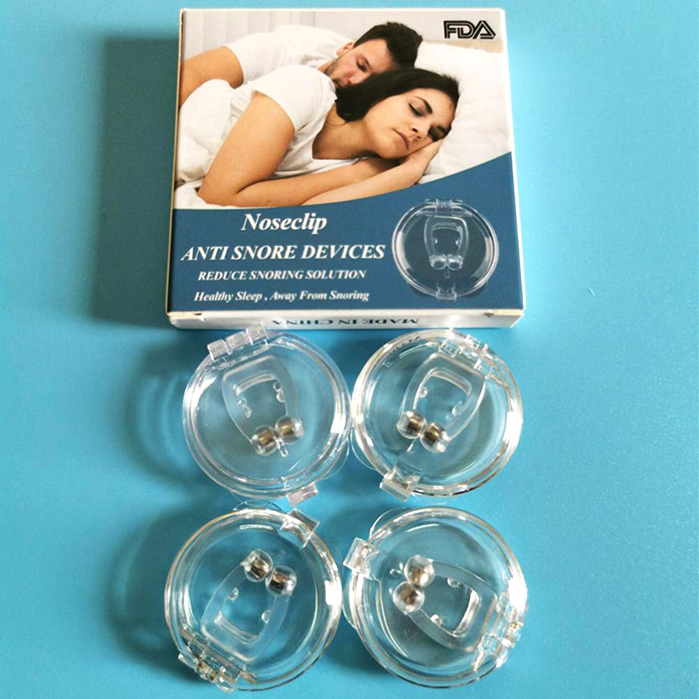 1/3/4/5pcs Magnetic Silicone Nose Clip Anti Snoring Stopper Snoring Silent Sleep Aid Guard Night Anti Snoring Health Care Device