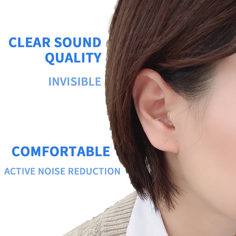 Digital Hearing Aid C 400 USB Type C Mini Rechargeable Invisible Hearing Aids Hearing Aids Adjustable Amplifier