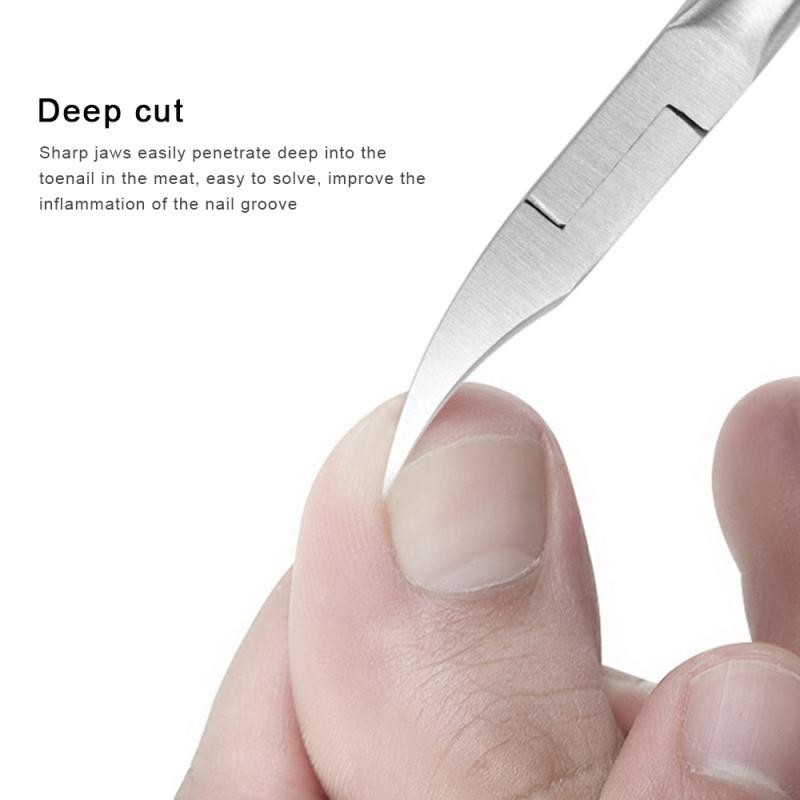 2021 Toe Nail Clippers Nail Correction Thick Ingrown Toenails Nippers Cutters Dead Skin Dirt Remover Pedicure Care Tool