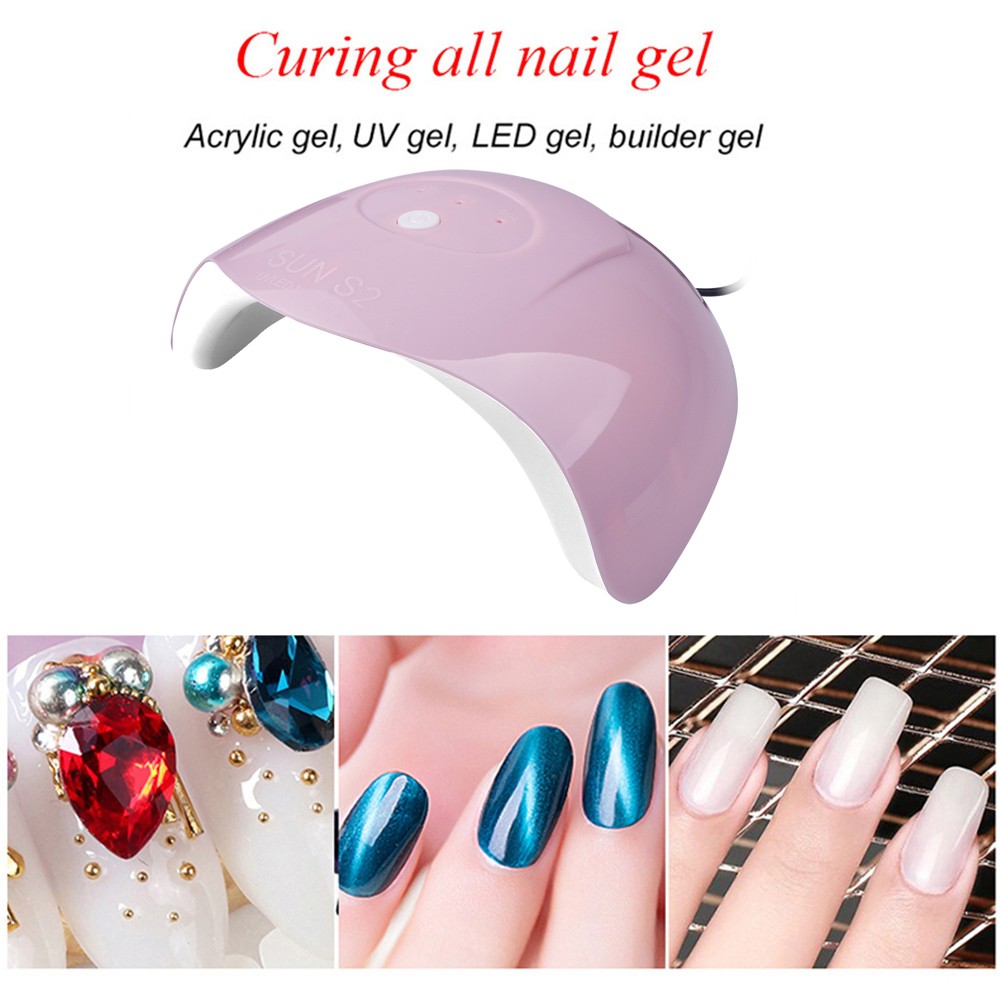 36W UV LED Nail Dryer Lamp Nails Lamp 12 LEDs Light Curing All Gels With Sensor Usb Charge 60/90/120s Nail Art Manicure Tool