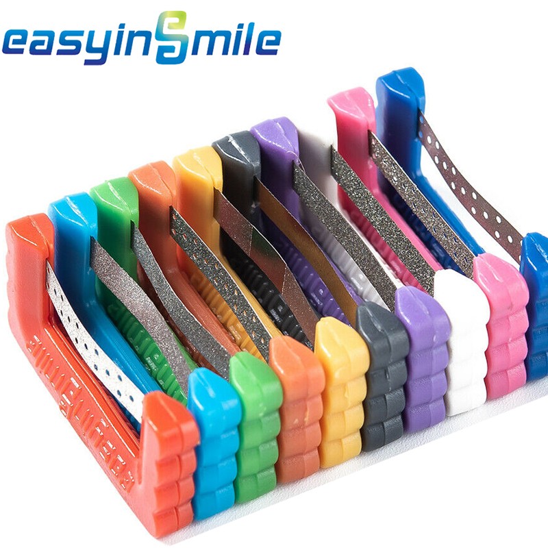 10pcs IPR Plus Stripping Dental System Reducing Orthodontic Polish Tape EASYINSMILE Enamel Double Sided Reusable