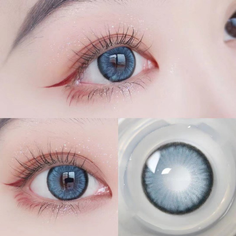 UYAAI 1 Pair Blue Lenses Anime Accessories Colored Contact Lens For Eyes Tears Tears Eye Fashion Lenses Green Lenses