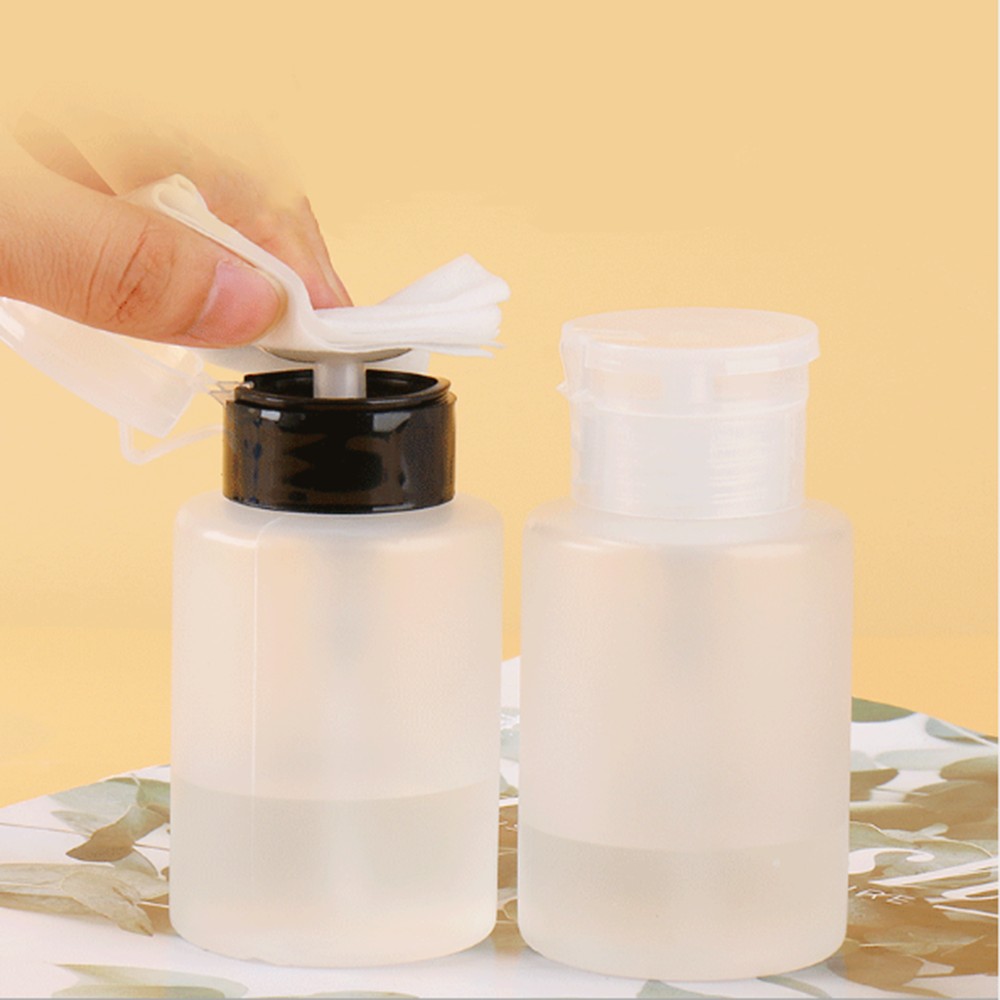 Nail Refillable Pump Bottles Press Empty Nail Art Nail Polish Remover Cleaner Makeup Moisture Bottle Manicure Tool 60/150ml