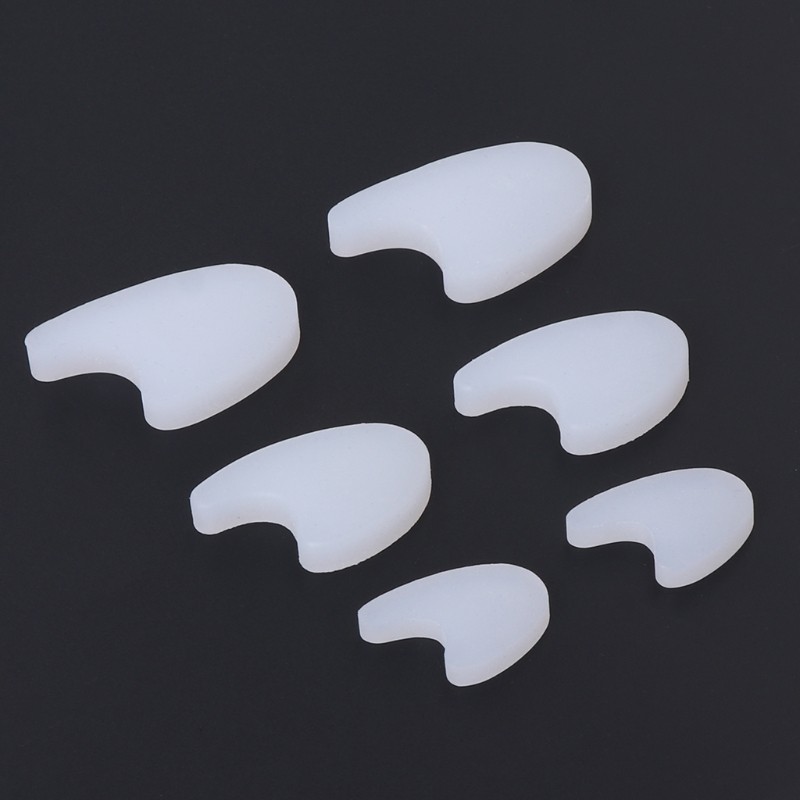 Silicone Toe Gel Separators, 2 Pieces, Polymer Pad, Protector, Separators, Pad