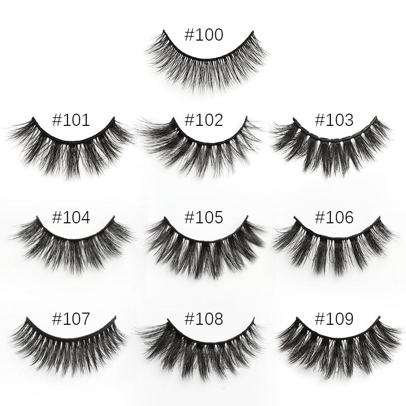 Wholesale Eyelashes 4/20/50/100pcs 3D Mink Lashes Natural False Eyelashes Reusable Messy False Eyelashes In Bulk Cilios Makeup