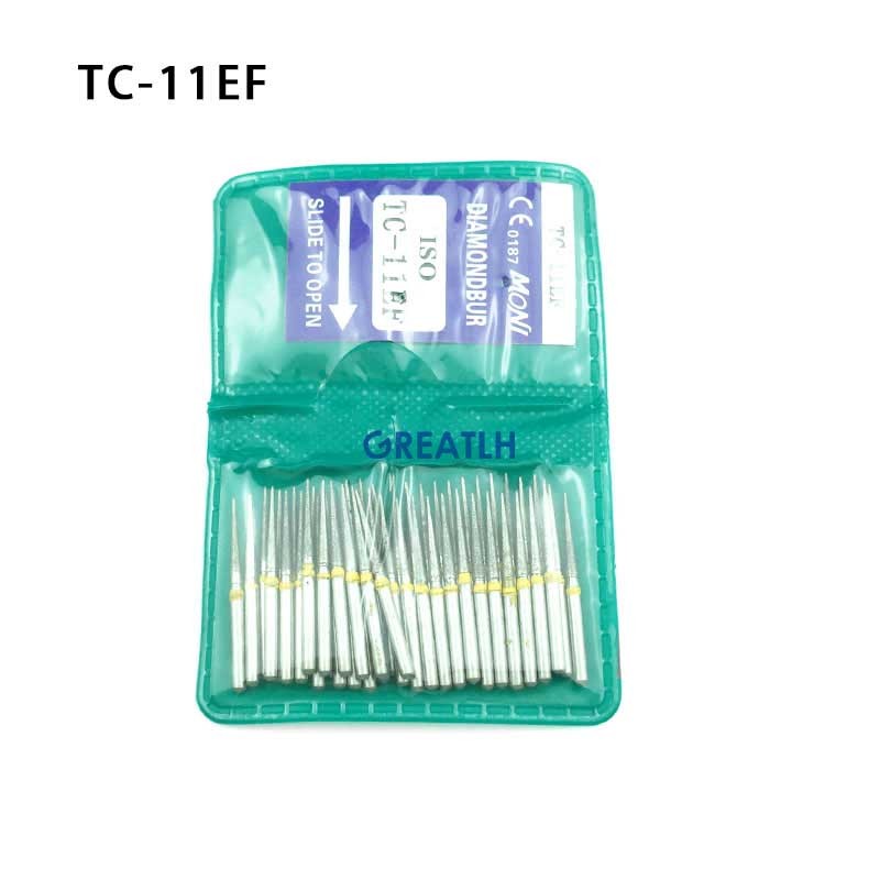 FG Diamond dental burs, high speed, for polishing and smoothing teeth