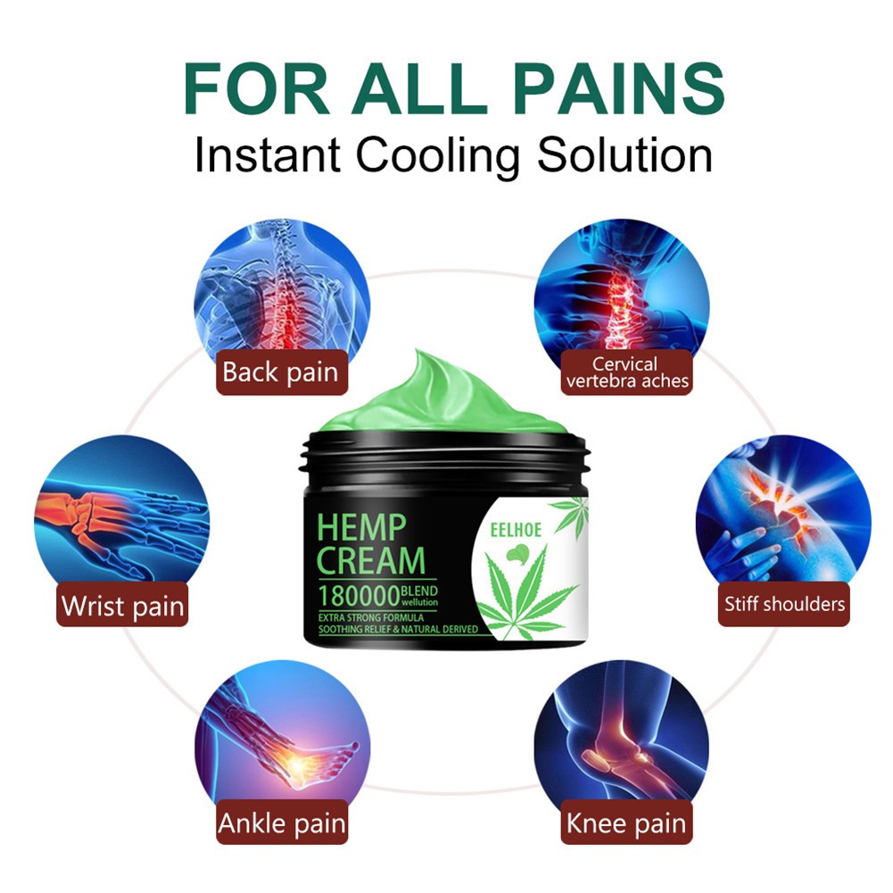 10g/20g/30g/50g Hemp Balm Ointment Rheumatism Arthritis Relieve Muscle Pain Neck Shoulder Body Aches Hemp Cream