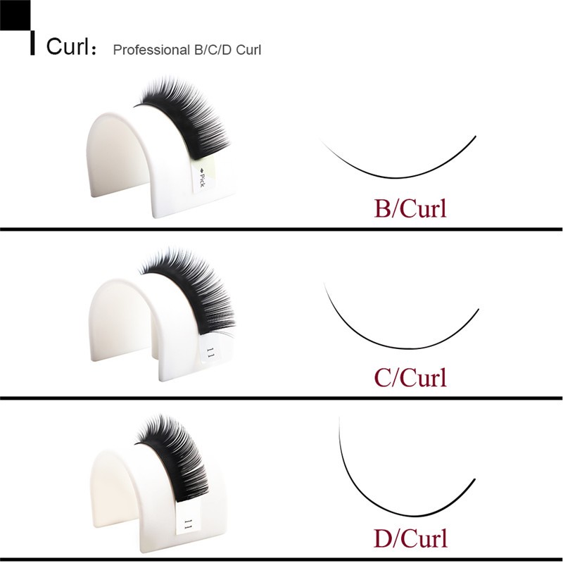 NEWCOME eyelash extension individual curl B/C/CC/D eyelashes 0.03-0.25mm thickness eyelash extension for make-up professionals