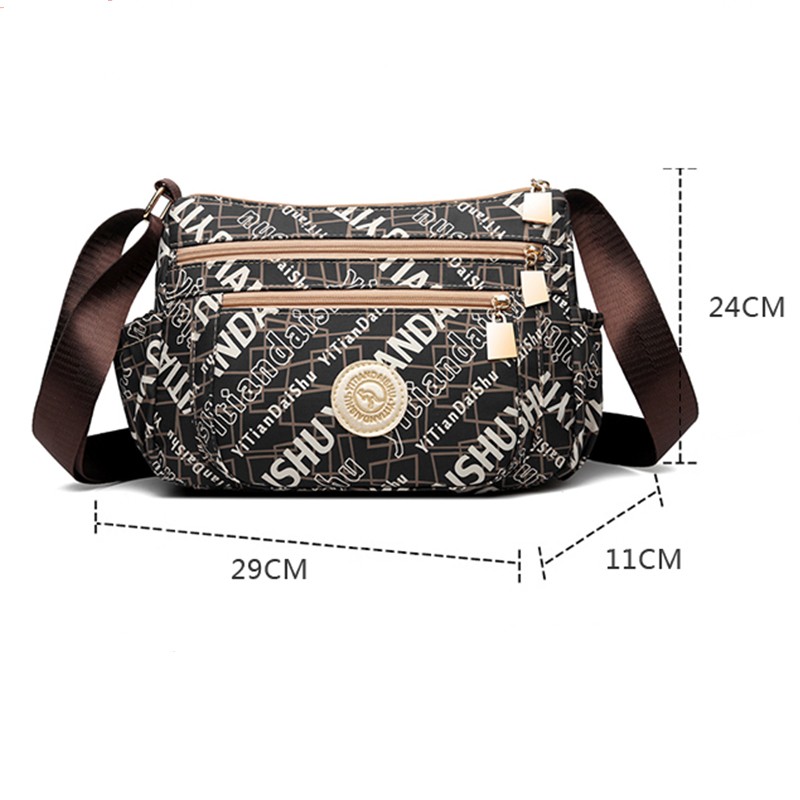 Women Shoulder Bags Gilr's Messenger Bags Female Good Quality Diagonal Bag Multi-Pocket Ladies Bag Oxford Crossbody Bags Women